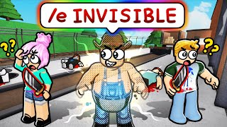 I went INVISIBLE in EVERY ROBLOX GAME