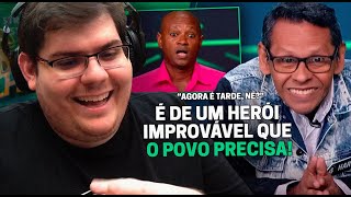 CASIMIRO REAGE: SHOW DO MILHÃO - ELE VEIO PRO JOGO AOS 45 DO SEGUNDO TEMPO | Cortes do Casimito