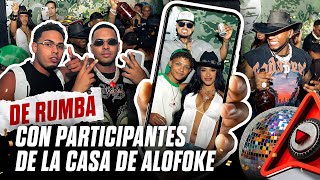 ASI SE VIVIO LA RUMBA DE LOS PARTICIPANTES DE LA CASA DE ALOFOKE CON MYKE TOWERS