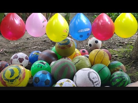 Wooww.... Memecahkan Balon Dengan Lempar Bola Bola !!!