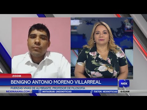 Benigno Moreno Villareal se refiere a la situación de reapertura en Almirante, Bocas del Toro