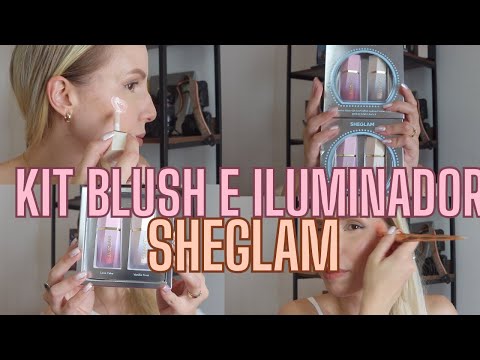 COLEÇÃO PRESENTE ILUMINADOR E BLUSH SHEGLAM -  Bruna Harmel