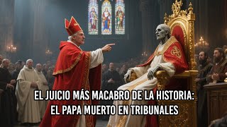 El juicio al papa muerto: el macabro Concilio Cadavérico  #historias #medieval #papa
