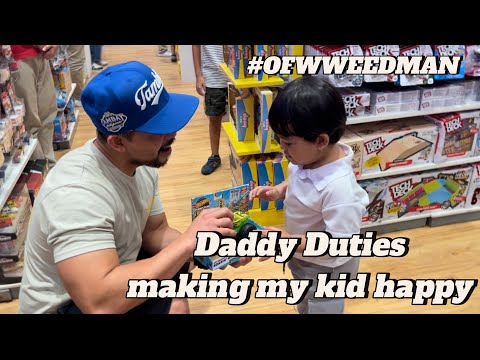 Satisfying thing being a dad is you can shop for what they want.