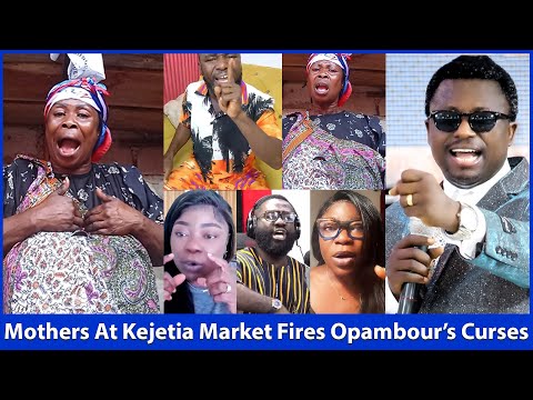 Opambour Meets His Meeter, Kejetia Market Woman Drop B0MB After Raining Cʋrses On Okatakyire