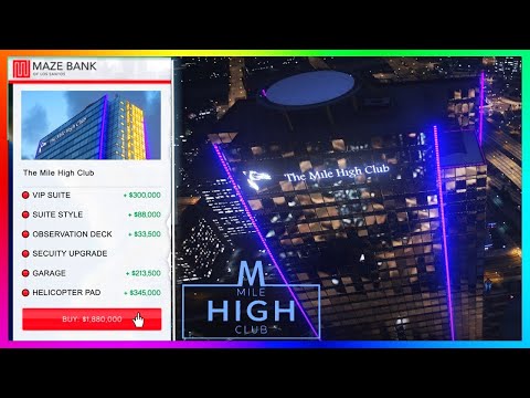 GTA 5 NEW MILE HIGH CLUB DLC 2025, Skyscraper Property Business, GTA 6 Trailer 2 (GTA Online Update)