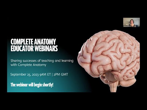 Complete Anatomy Educator Webinar: Sharing successes of teaching and learning with Complete Anatomy