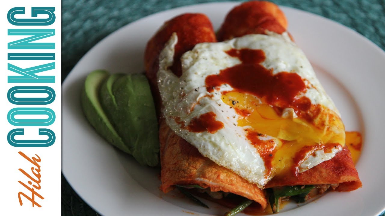 How to Make Breakfast Enchiladas! - Hilah Cooking
