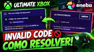 CUPOM DO ENEBA  CODIGO INVÁLIDO "INVALID CODE" - COMO RESOLVER O PROBLEMA!!