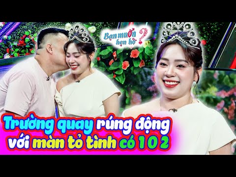 Cặp đôi có GƯƠNG MẶT PHU THÊ với màn tỏ tình CÓ 1 0 2 gây rúng động trường quay | Bạn Muốn Hẹn Hò