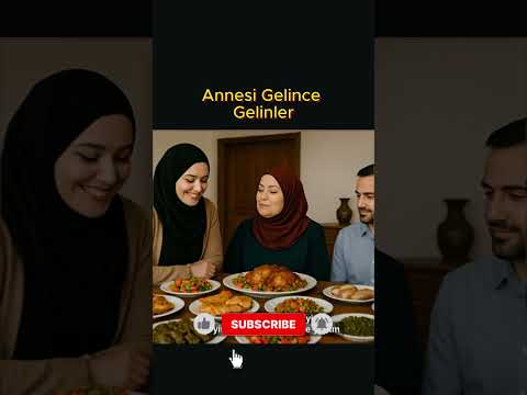 Gelinin, Kaynanası Gelince Ve Kendi Annesi Gelince Yaptıkları #viral #komedi #mizah #gelin #kaynana