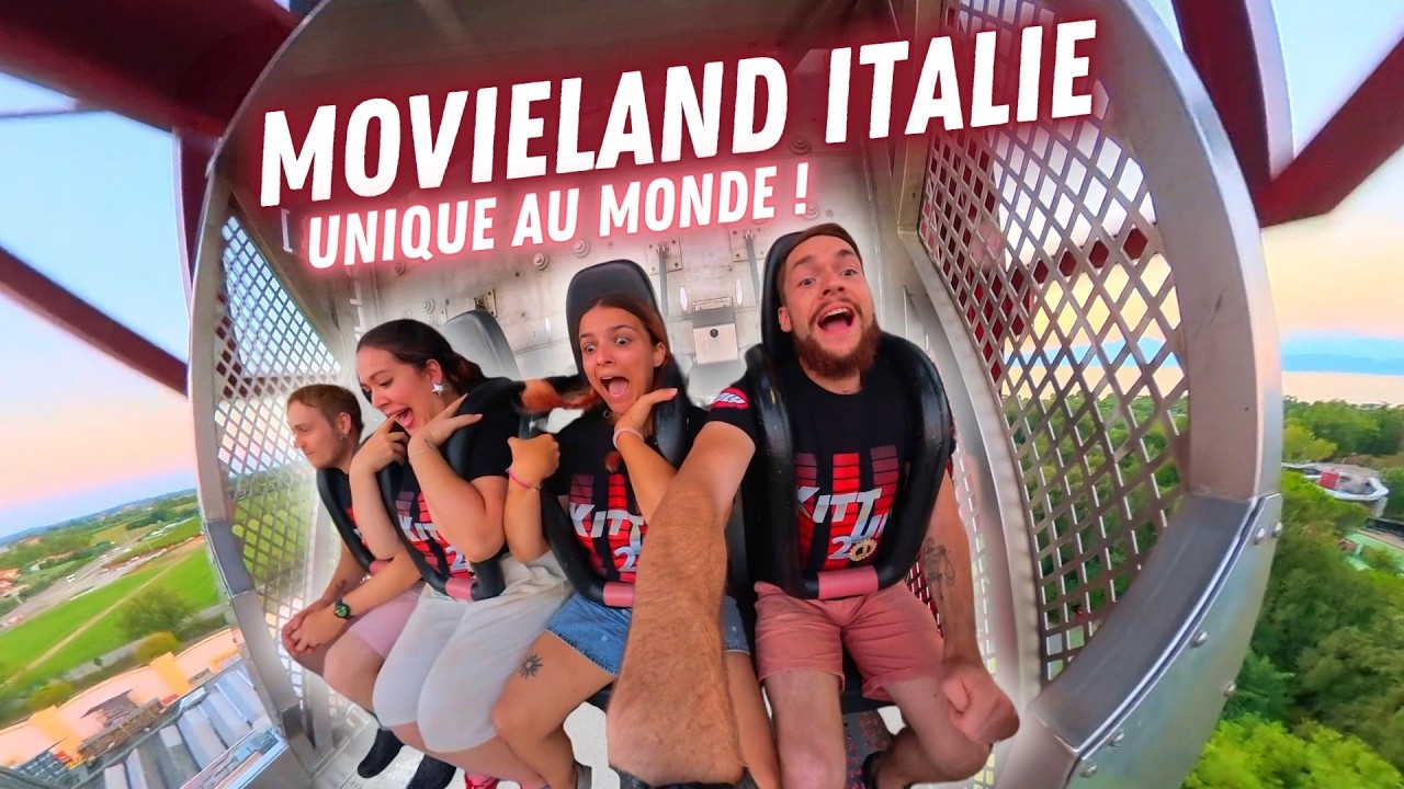 🎢Movieland Italie le parc UNIQUE AU MONDE qui regorge d'attractions banger !