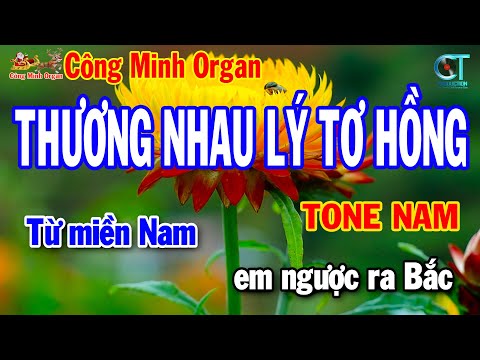 Karaoke Thương Nhau Lý Tơ Hồng Tone Nam (Em) Nhạc Sống Cha Cha Cha