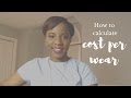 Understanding Cost Per Wear
