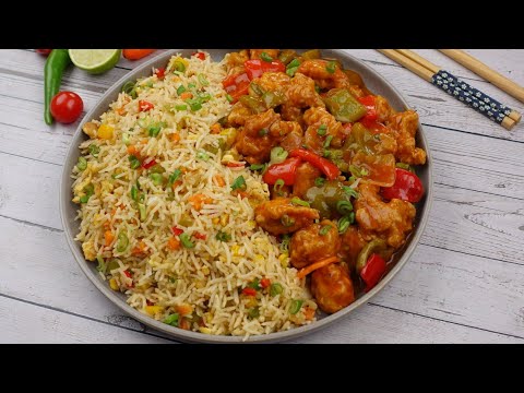 Chicken Manchurian With Egg Fried Rice By Recipes Of The World
