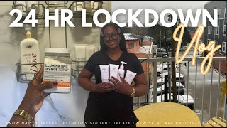 24 Hour LockDown | Starting Esthetician School | Unboxing my Esthetician Kit