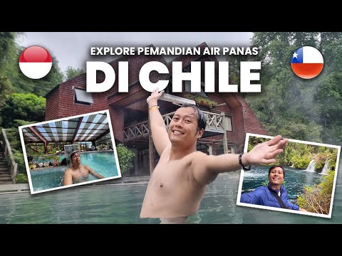 EP 5 : (VLOG 🇮🇩) Santai di Pemandian Air Panas & Explore Air Terjun di Pucón, Chile! 🇨🇱