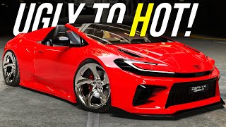I turned Toyota PRIUS into a SUPERCAR Roadster!