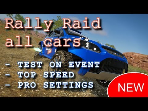 The Crew 2: All Rally Raid cars on Event, top speed,...