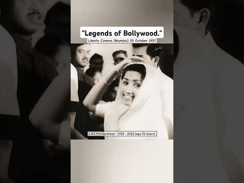 Bollywood Legends In One Frame - 1957 || 🙏🙏🙏 #latamangeshkar #trending #shorts