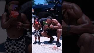 Outdoor workout with my two year old son. Day 928 of raising him to be a better version of me..🫡💙