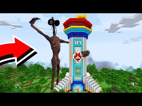 SIREN HEAD PRZEJMUJE PSI PATROL W MINECRAFT ! LAKI