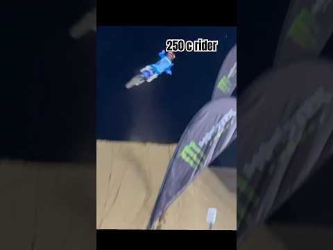 250 c rider almost won the best whip at Baja brawl