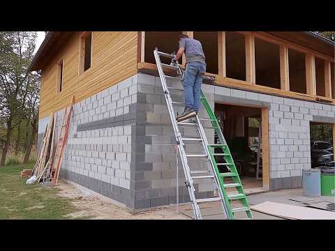 Man Builds 2-Car Garage WITH CAR LIFT in 6 Months | Start to Finish by @MLG_mylittlegarage