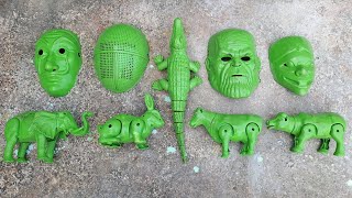 Membersihkan Topeng Cepot,Squid Game,Joker,Badut,Hacker,Thanos,UpinIpin,OndelOndel,Sapi,Gajah,Buaya