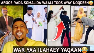 ASBUUCI UGU QOSOLKA BADNAA AROOSYADA SOMALIDA😂 WAR YAA ILAHAY YAQAAN RAGGAN YAA BALAMIYAY LA ISKA...