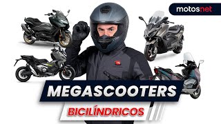 🛵 Top 5 Megascooters Bicilíndricos 2025 / motos.net /4K