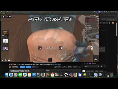 Playing in MM2 (Murder Mystery 2)