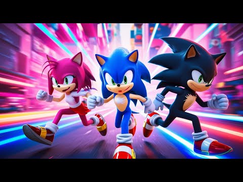 Shadow vs Sonic: The Ultimate Speed Battle Begins! 💥🏁 - Sonic The Hedgehog 3 Animation