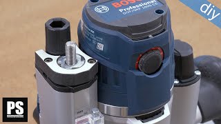 How to add a lifting system to the plunge base of any router