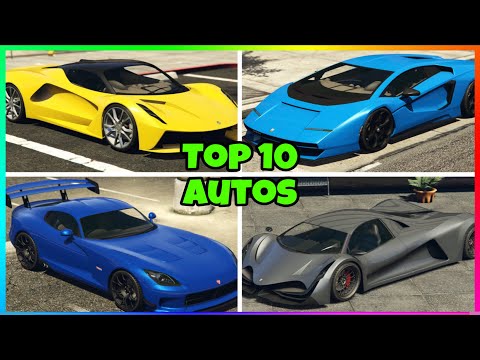 Die TOP 10 SCHNELLSTEN Autos in GTA 5 ONLINE in 2025❗️Das beste Auto! Supersport und Sportwagen!