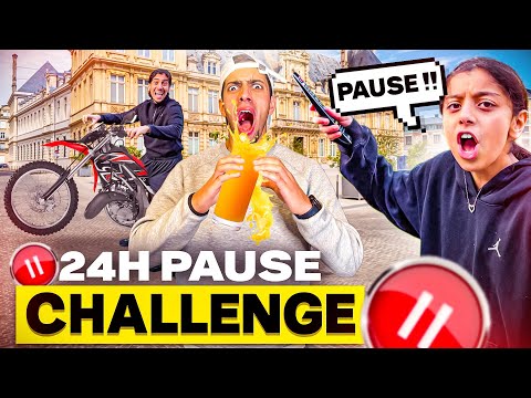 24 H EN PAUSE CHALLENGE !! 😂 ( Younes se fais DÉFONCER )