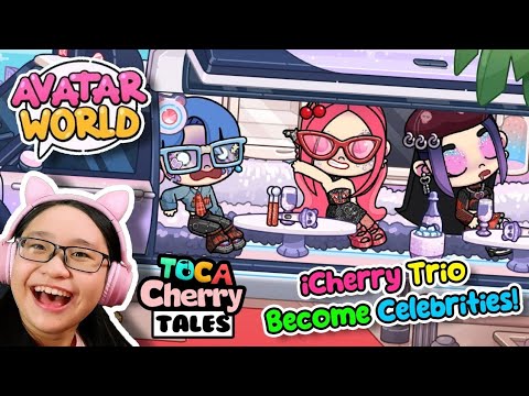iCherry Trio Become Celebrities! - Let's Play AVATAR WORLD