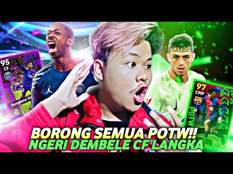 LANGSUNG BORONG 2 PACK POTW!! PEDRI IJO TERKUAT & DEMBELE CF KARTU LANGKA EFOOTBALL 2025 MOBILE