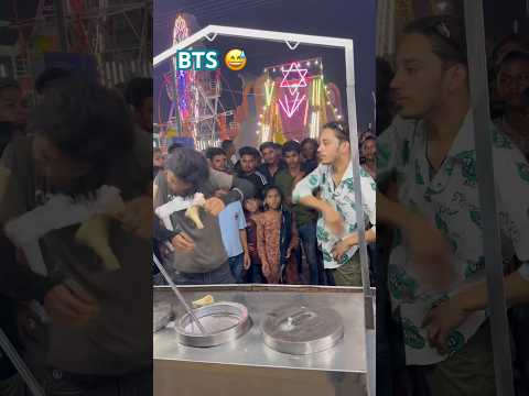 Jyada tej lag gaye bhai ko 😅😅 bts shoot #foryou #tranding #publicreactio #funny