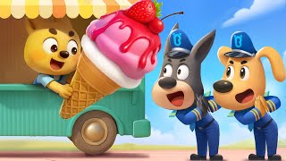 Cardboard Ice Cream Truck | Fun Story | Kids Cartoon | Sheriff Labrador