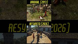 Assassin's Creed Black Flag Resynced vs Original COMBAT  #ytshorts gaming #blackflagresynced