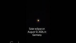 Solar eclipse on August 12, 2026, in Germany / Lemgo