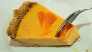 PAY DE MANGO SIN HORNO - Cheesecake de Mango