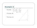 Right Triangle Properties and Trigonometric Ratios