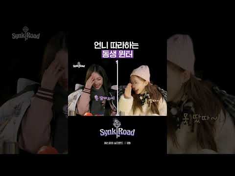 카리나가 하는 건 일단 따라하고 보는 동생 윈터 [#에스파의싱크로드]