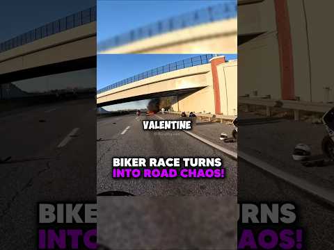 Biker Race Turns Into Road Chaos!๐ฎ@650ib