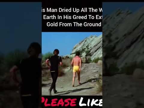 This man dried up all the water on earth in his green to extract gold from the ground 😱😱#viral#facts