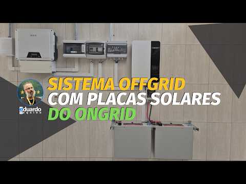 Placa Solar do OnGrid no Sistema OffGrid em Apagões, é Possível? - Eduardo Aquino