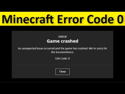 Minecraft Crashed Exit Code 0 07 21