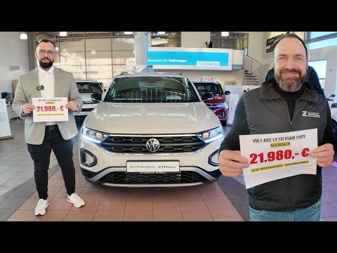 NUR 21.980 €! 🔴 VW T-ROC NEUWAGEN 1.0 TSI 85 kW 115 PS Sonderaktion 2025